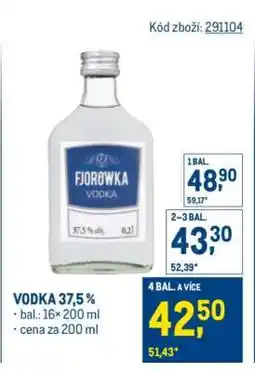 Makro FJOROWKA VODKA nabídka