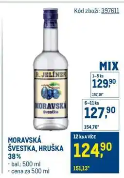 Makro MORAVSKÁ ŠVESTKA, HRUŠKA 38 % nabídka