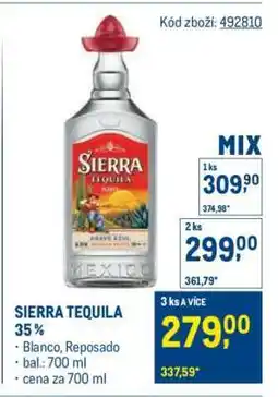 Makro SIERRA TEQUILA 35 % nabídka