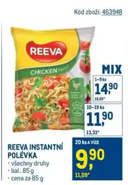 Makro REEVA INSTANTNÍ POLÉVKA nabídka