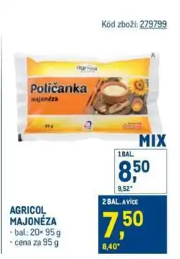 Makro AGRICOL MAJONÉZA nabídka