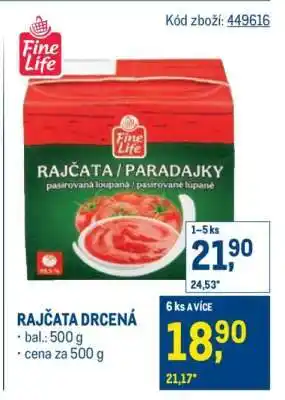 Rajčata drcená