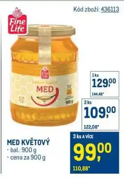 Makro Med květový nabídka