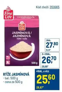 Makro Rýže jasmínová nabídka