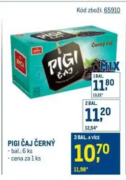 Makro PIGI ČAJ ČERNÝ nabídka