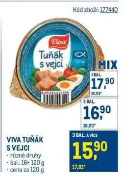 Makro Viva Tuňák s vejci nabídka