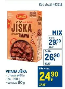 Makro VITANA Jíška nabídka