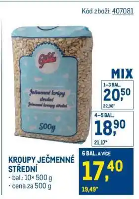 Makro Kroupy ječmenné střední nabídka