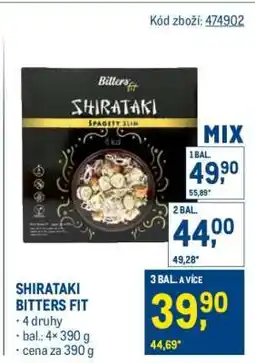 Makro SHIRATAKI BITTERS FIT nabídka
