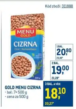 Makro GOLD menu Cizrna nabídka