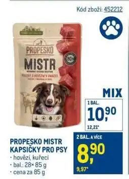 Makro PROPEJSKO MISTR KAPSIČKY PRO PSY nabídka