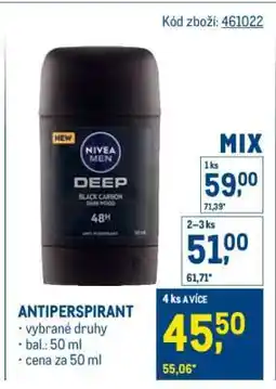 Makro Antiperspirant nabídka