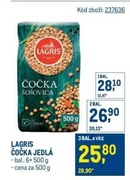 Makro Lagris čočka jedlá nabídka