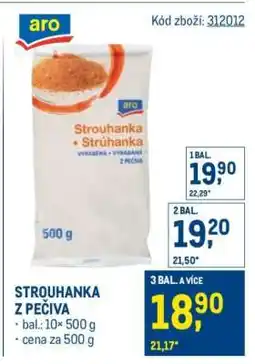Makro Strouhanka z pečiva nabídka
