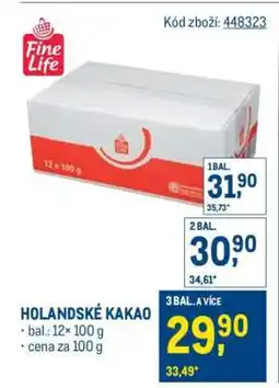 Makro Holandské kakao nabídka