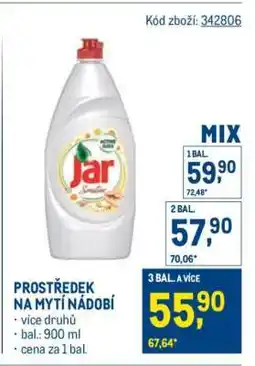Makro Prostředek na mytí nádobí nabídka