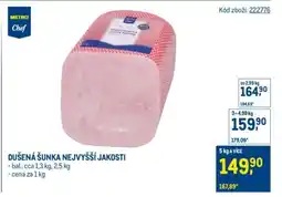 Makro Dušená šunka nejvyšší jakosti nabídka