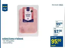 Makro Dušená šunka výběrová nabídka