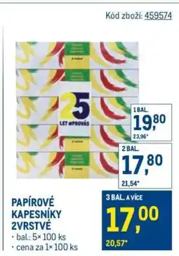 Makro Papírové kapesníky 2vrstvé nabídka