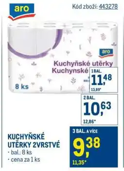 Makro Kuchyňské utěrky 2vrstvé nabídka