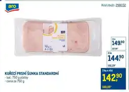 Makro Kuřecí prsní šunka standardní nabídka