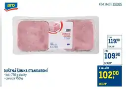 Makro Dušená šunka standardní nabídka