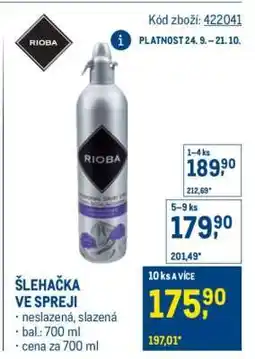 Makro RIOBA Šlehačka ve spreji nabídka