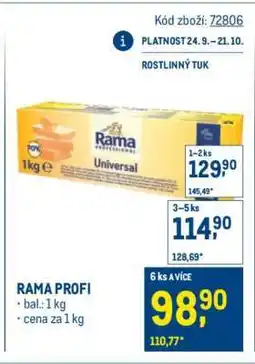 Makro Rama Profi nabídka