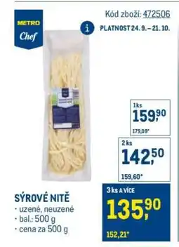 Makro Sýrové nitě nabídka