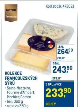 Makro Kolekce francouzských sýrů nabídka