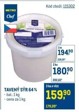 Makro Tavený sýr 64 % nabídka
