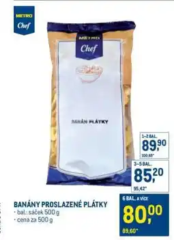 Makro BANÁNY PROSLAZENÉ PLÁTKY nabídka