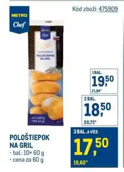 Makro Pološtiepok na gril nabídka