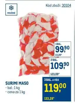 Makro SURIMI MASO nabídka