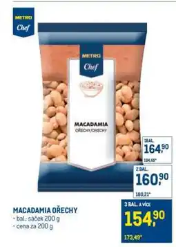 Makro MACADAMIA OŘECHY nabídka