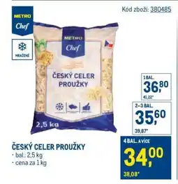 Makro ČESKÝ CELER PROUŽKY nabídka