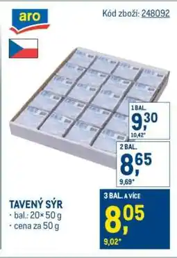 Makro Tavený sýr nabídka