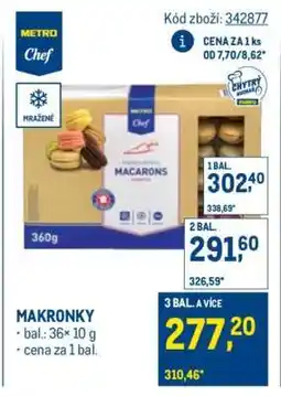 Makro Makronky nabídka