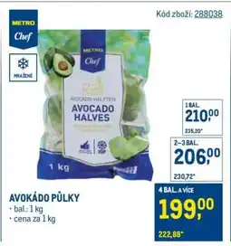 Makro Avokádo půlky nabídka
