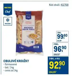 Makro Cibulové kroužky nabídka