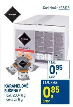 Makro Karamelové sušenky nabídka