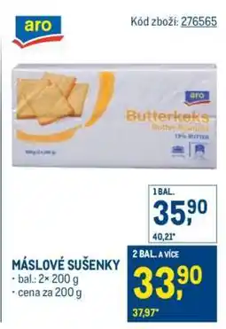 Makro Máslové sušenky nabídka