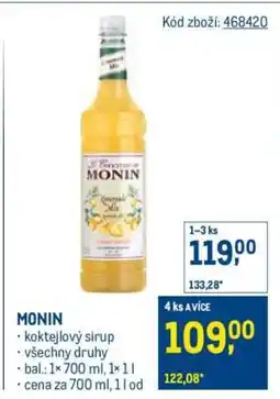Makro Monin nabídka