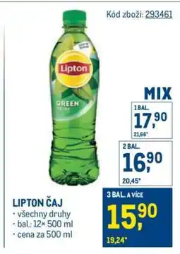 Makro Lipton čaj nabídka