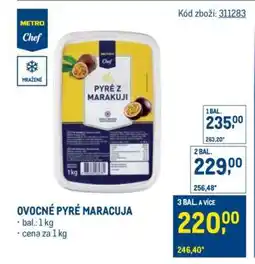 Makro OVOCNÉ PYRÉ MARACUJA nabídka