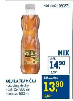Makro AQUILA TEAM ČAJ nabídka