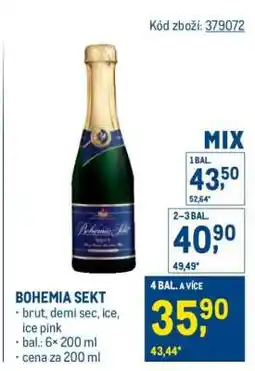 Makro Bohemia Sekt nabídka