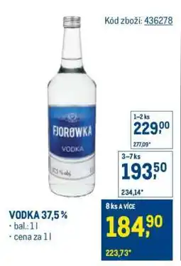 Makro FJOROWKA VODKA nabídka