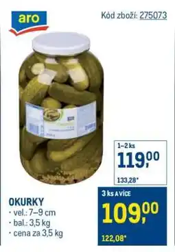 Makro Okurky nabídka