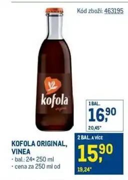 Makro KOFOLA ORIGINAL / VINEA nabídka